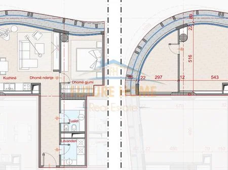 Tirane, shitet apartament 2+1 Kati 2, 79 m² 221.000 € 