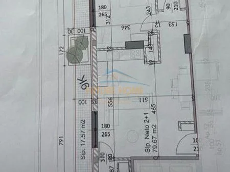 Tirane, shitet apartament 2+1 Kati 9, 92 m² 166.650 € (Fusha e Aviacionit)