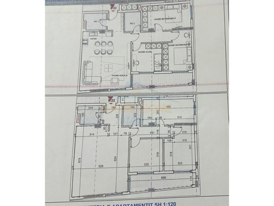 Tirane, shes apartament 3+1+Aneks+Ballkon Kati 6, 130 m² 236.000 € (ALIDEMI)