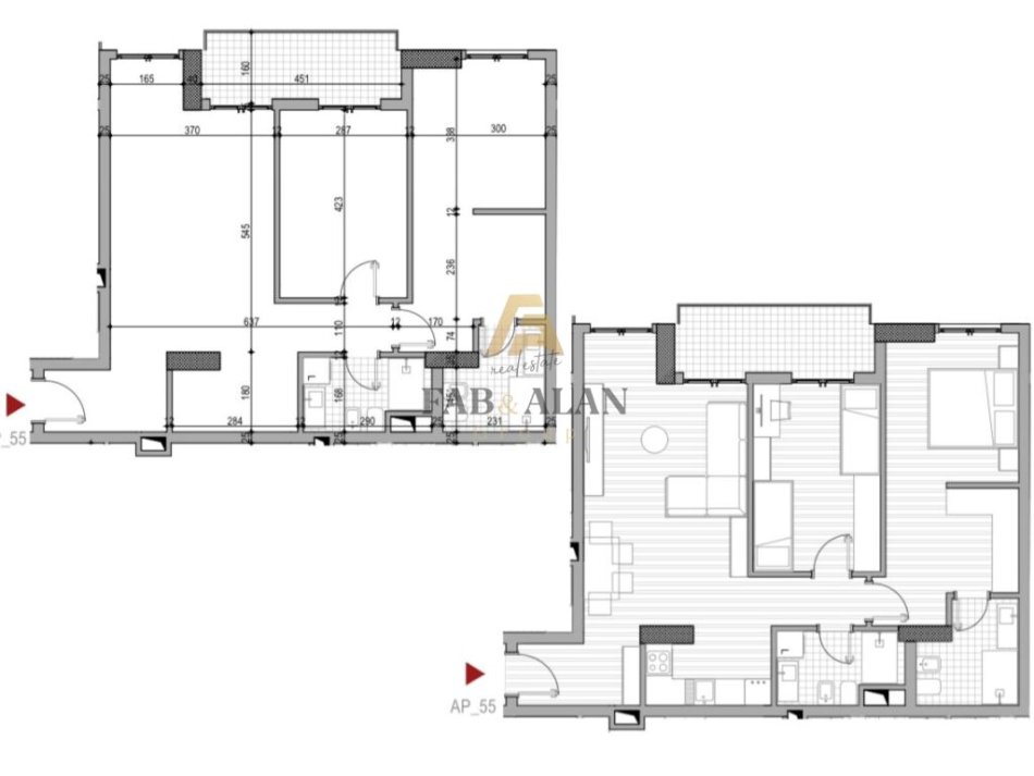Tirane, shitet apartament 2+1+2 Kati 7, 109 m² 152.200 € (5 maji)
