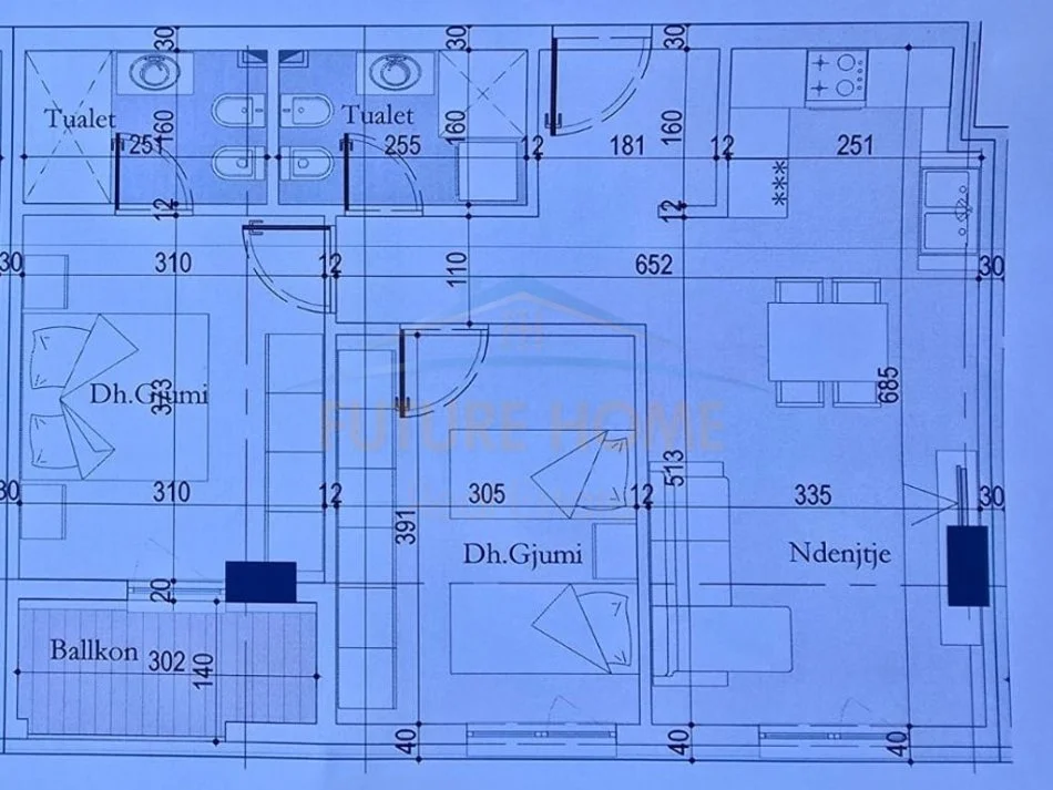 Tirane, shitet apartament 2+1+Ballkon Kati 5, 87 m² 113.490 € (Tirana Entry 2)