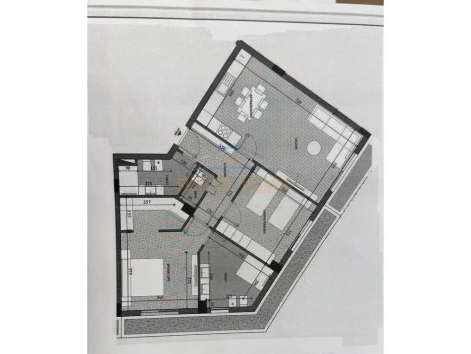 Tirane, shitet apartament 2+1 Kati 1, 114 m² 119.742 €