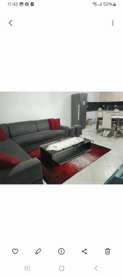 Tirane, jepet me qera apartament 2+1+Ballkon Kati 8, 112 m² 550 € (YZBERISHT)