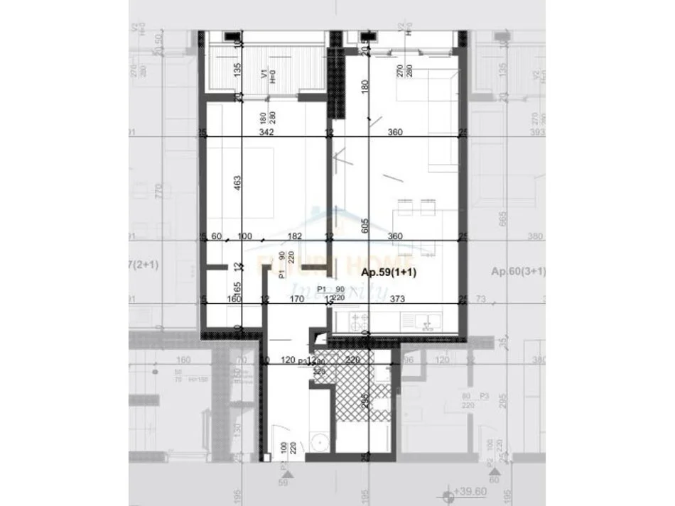 Tirane, shitet apartament 1+1 Kati 10, 91 m² 182.000 €