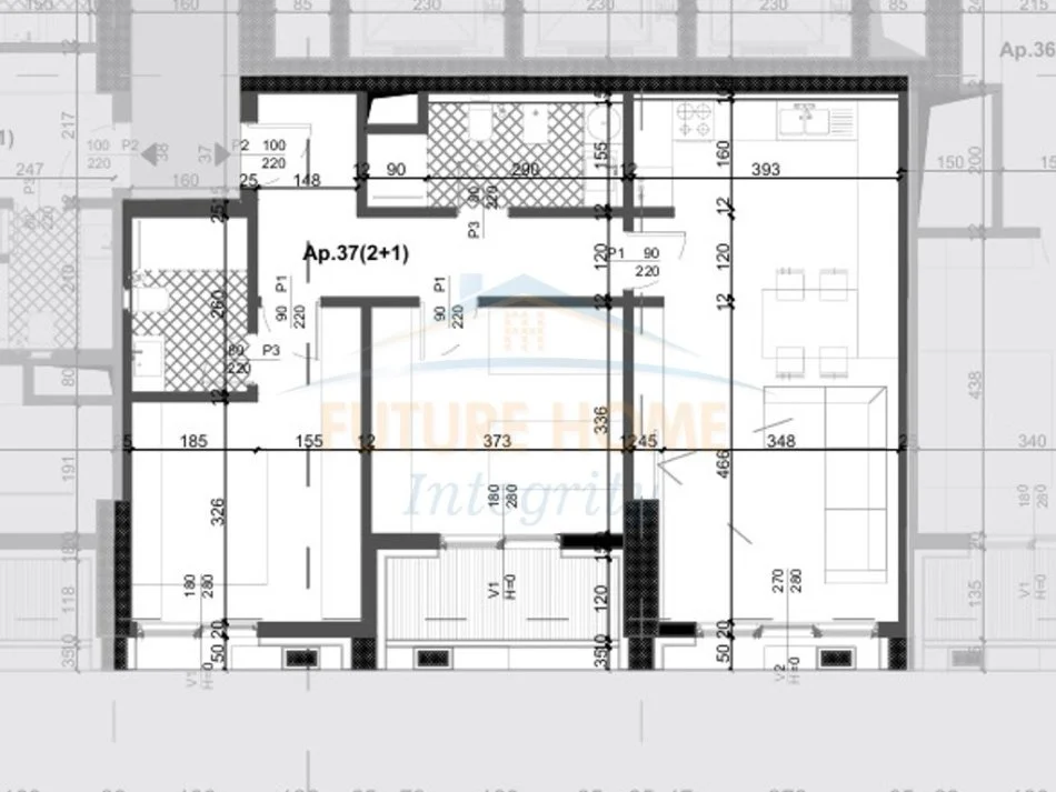 Tirane, shitet apartament 2+1 Kati 4, 113 m² 225.400 € (Xhamlliku)