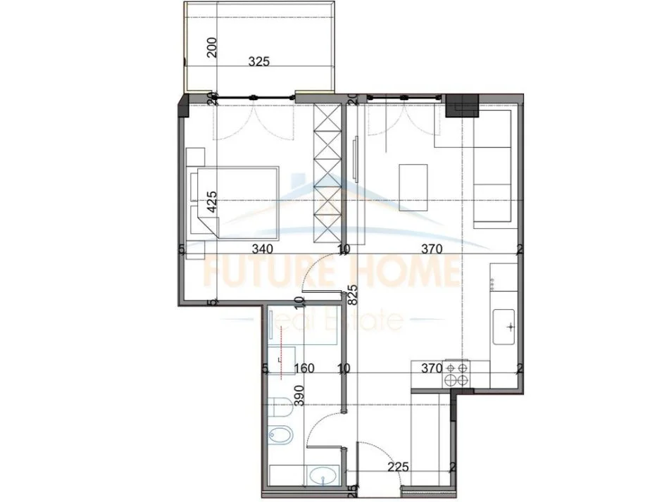 Tirane, shitet apartament 1+1 Kati 4, 72 m² 119.130 € (Kompleksi Viva)