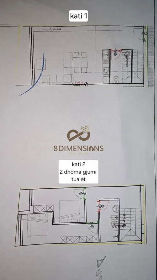 Tirane, shitet apartament duplex Dublex Kati 0, 124 m² 190.000 € (farke)