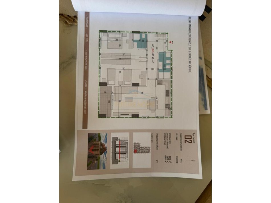 Tirane, shitet apartament 2+1 Kati 1, 109 m² 86.504 € (fusha sportive kamez)