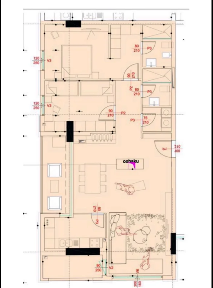 Tirane, shitet apartament 2+1 Kati 10, 137.7 m² 300.000 € (Kongresi Manastirit)