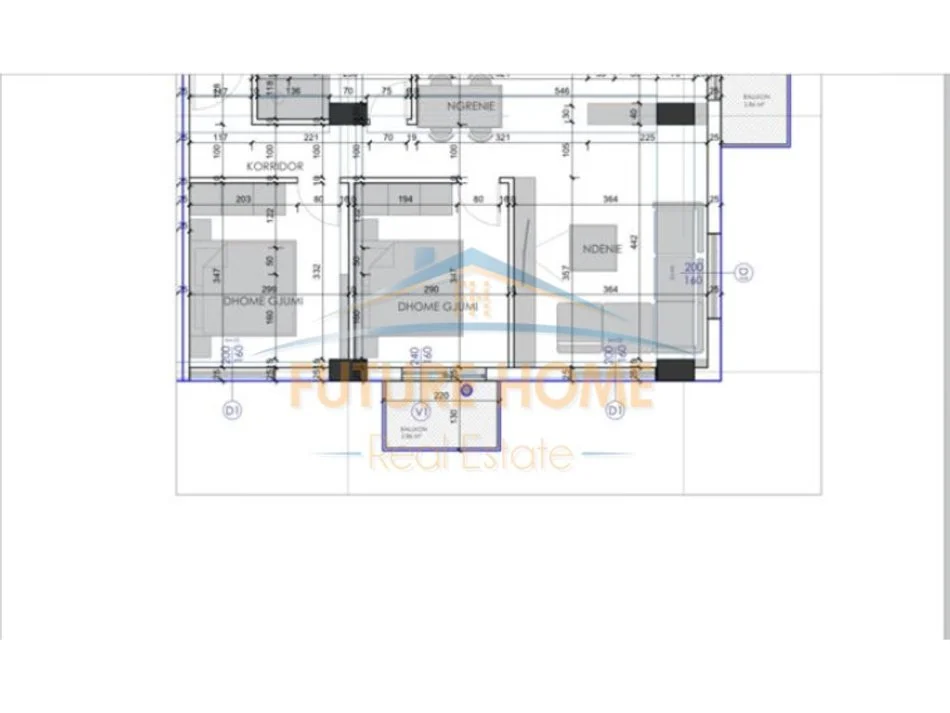 Tirane, shitet apartament 2+1 Kati 1, 86 m² 151,000 €