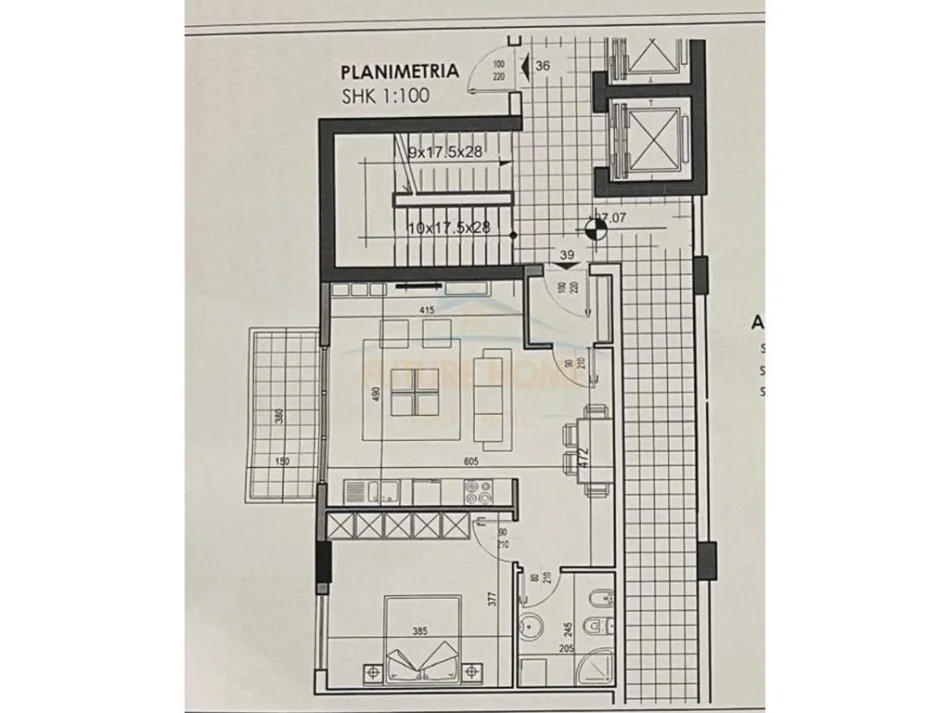 Tirane, shitet apartament 1+1 Kati 8, 71 m² 167.000 € (BULEVARDI GJERGJ FISHTA)