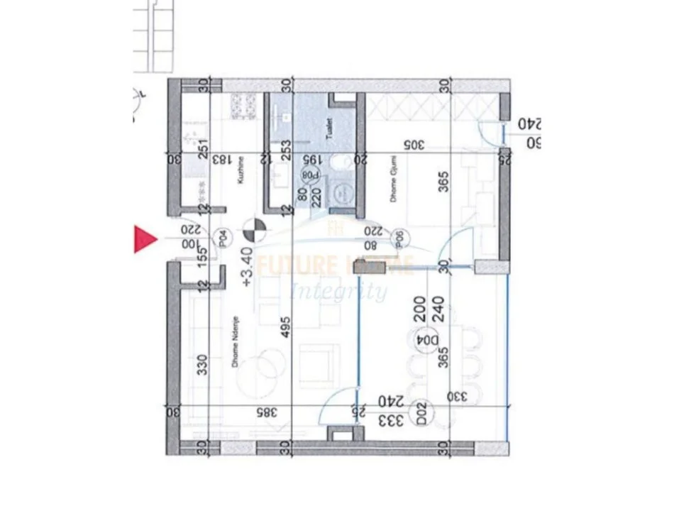 Gjiri Lalezit | Hamallaj, shitet apartament 1+1 Kati 1, 71 m² 195.000 € (HAMALLAJ)