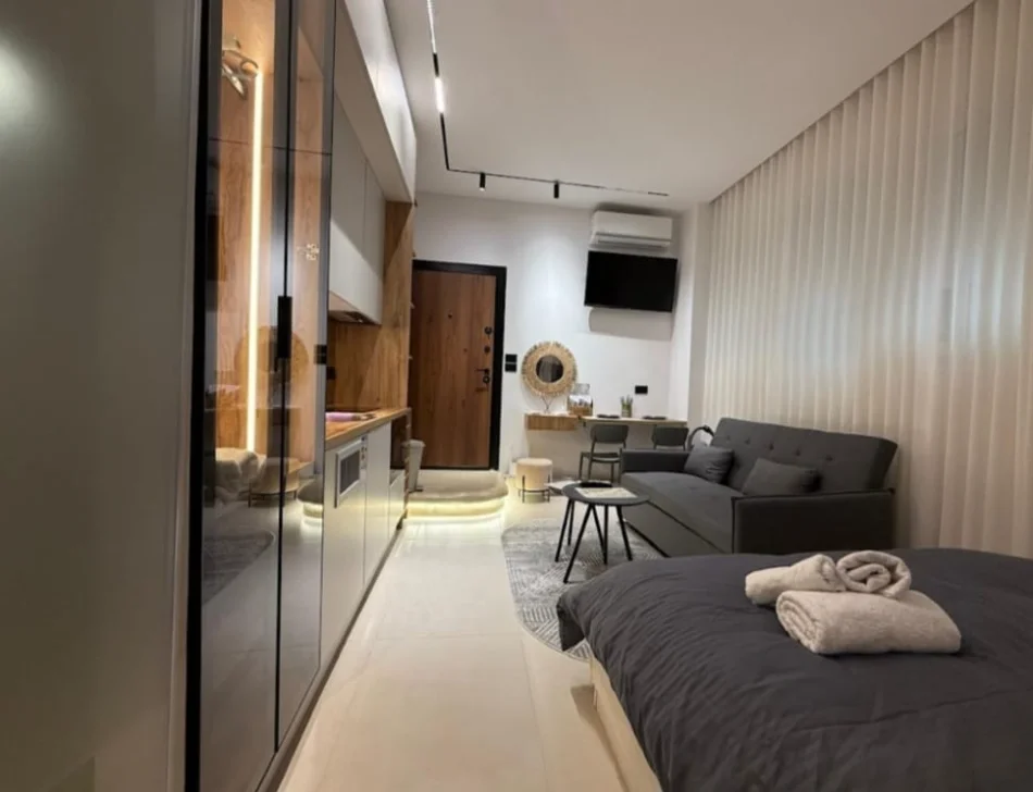 Tirane, jepet me qera garsonier Kati 1, 30 m² 450 € (pazari i ri)