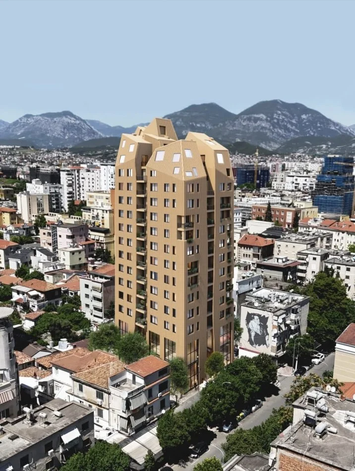 Tirane, shes apartament 2+1+Ballkon Kati 13, 175 m² 559.000 € (Rruga Fortuzi)
