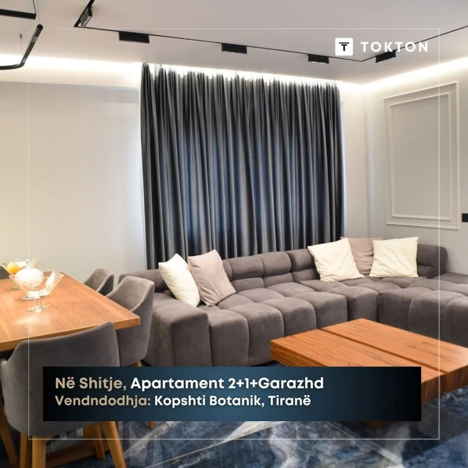 Tirane, shitet 2+1+Ballkon Kati 4, 110 m² 310.000 € (Kopshti Botanik, Tirane)