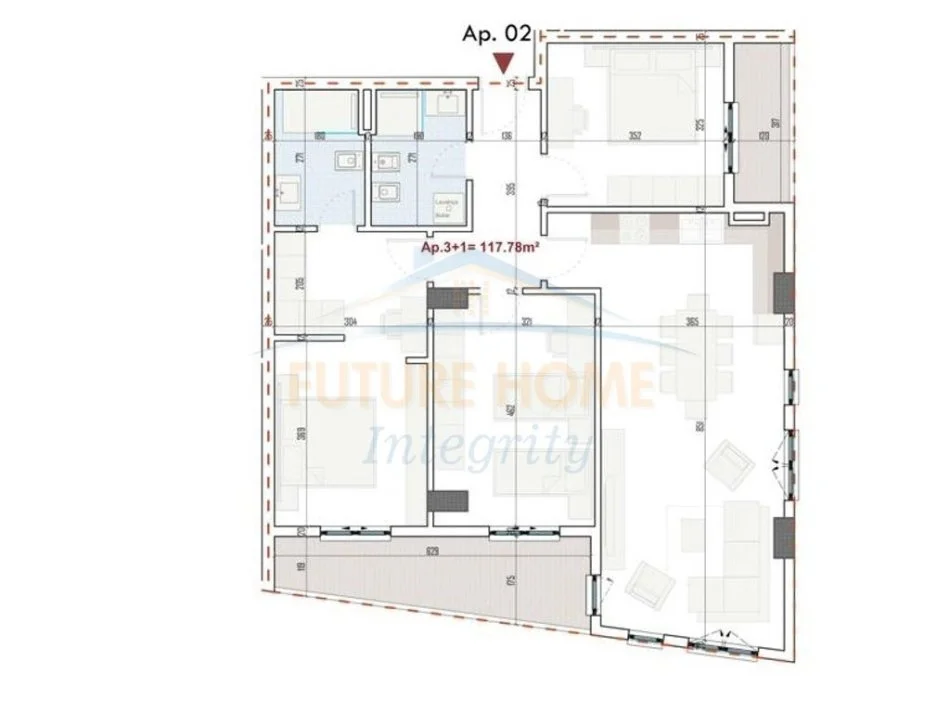 Tirane, shitet apartament 3+1+2 Kati 1, 136 m² 149.650 € (Paskuqan)