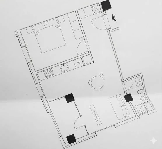 Tirane, shitet apartament 1+1+Aneks+Ballkon Kati 7, 74 m² 85.000 € (kashar , casa italia)