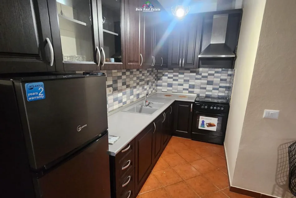 Tirane, jepet me qera apartament 1+1+Ballkon Kati 9, 56 m² 590 € (pallati me shigjeta)