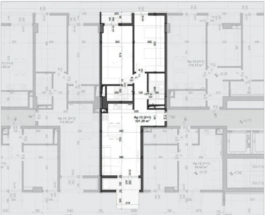 Tirane, shitet apartament 2+1 Kati 2, 121 m² 169.806 € (te Ish-Fusha e Aviacionit)