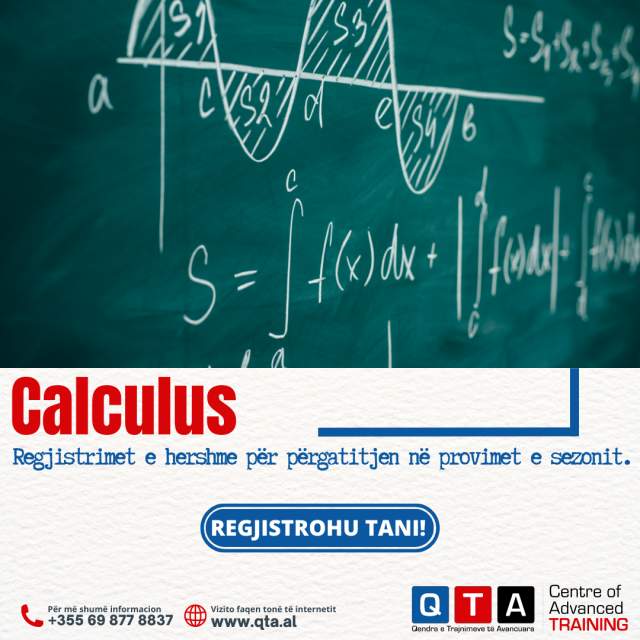 QTA - Kurse për Algjebër, Calculus, Probabilitet dhe Statistikë