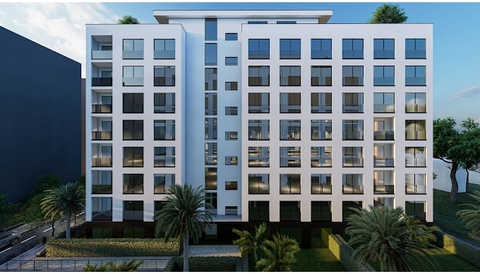 Golem, shitet apartament 1+1 Kati 4, 56 m² 73.000 € 