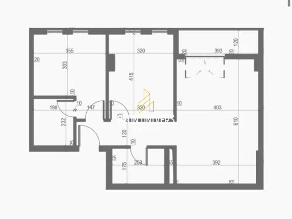 Tirane, shitet apartament 2+1+Ballkon Kati 5, 94 m² 90.307 € (Univers City Residence, pranë QTU-së)