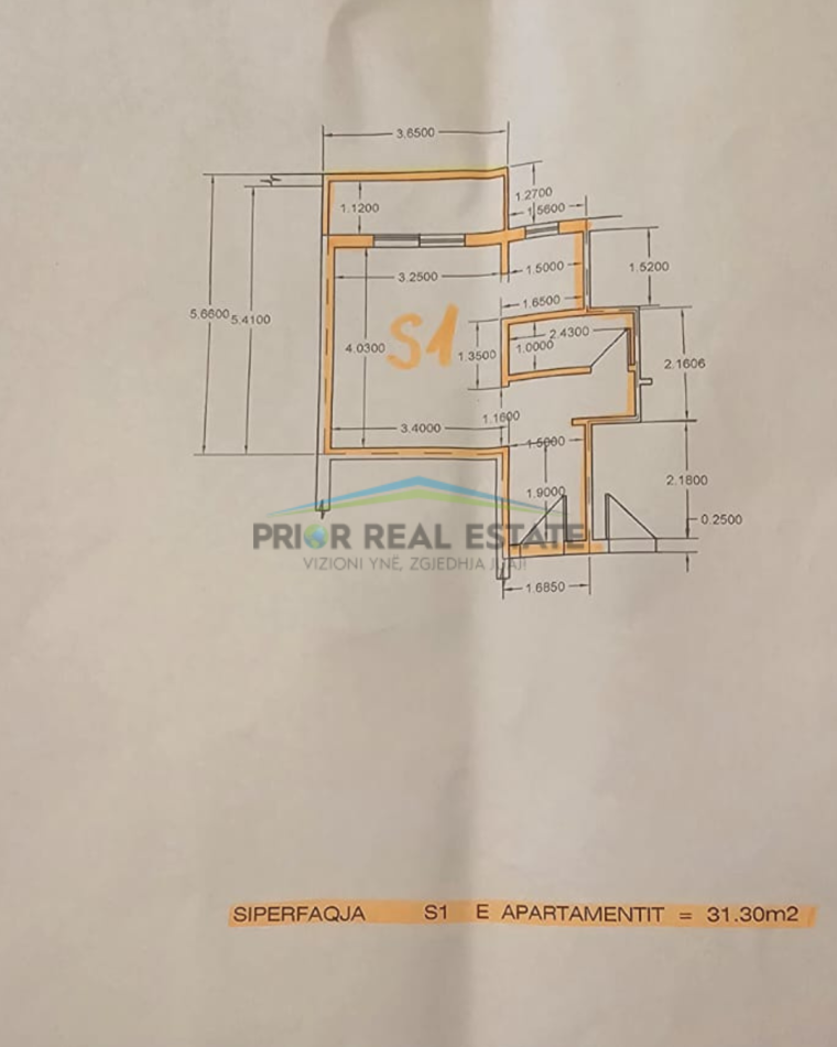 Tirane, shitet garsonier Kati 4, 31 m² 93.000 € (te Dollari)