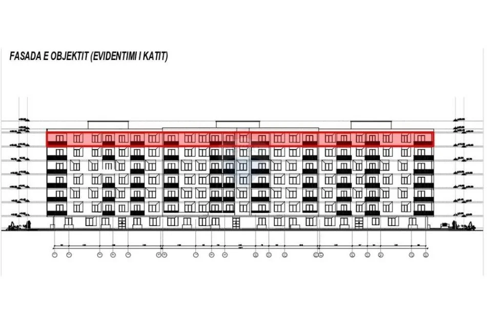 Shqiperi, shitet apartament 2+1 Kati 6, 58 m² 70.560 € (Rruga e Detit - Golem)