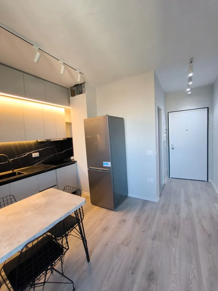 Tirane, jepet me qera apartament 1+1 Kati 5, 55 m² 520 € (Ali Demi, prane Fushes)