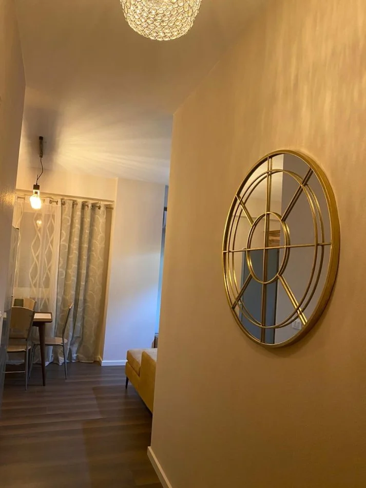 Tirane, jepet me qera apartament 1+1+Ballkon Kati 7, 70 m² 600 € (Kompleksi Delijorgji, Rruga e Kavajes)