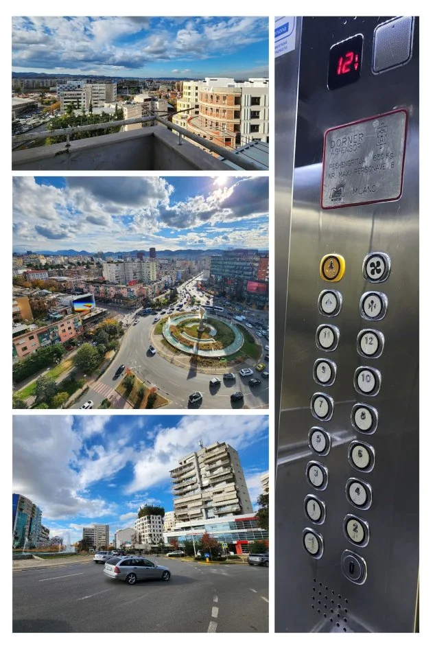 Tirane, jap me qera apartament+verande | Penthouse 2+1+Aneks+Ballkon Kati 12, 150 m² 1.000 € (Zogu i Zi, Sheshi Karl Topia)