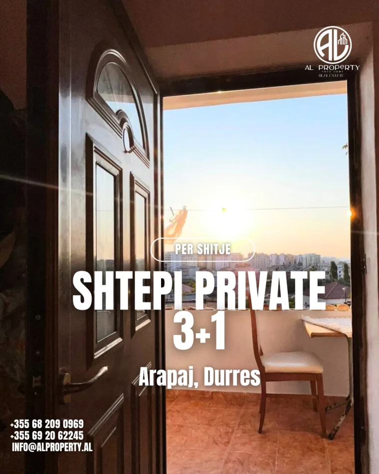 Durres, shitet 3+1+Ballkon , 110.000 €