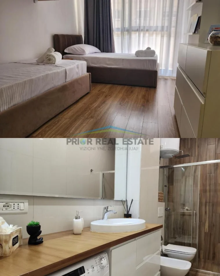 Tirane, jepet me qera apartament 2+1+Ballkon Kati 2, 80 m² 800 € (Rruga e Kavajes)