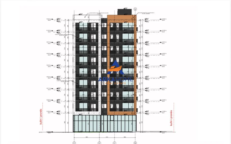 Tirane, shitet apartament 1+1+Ballkon Kati 5, 61 m² 120.000 € 