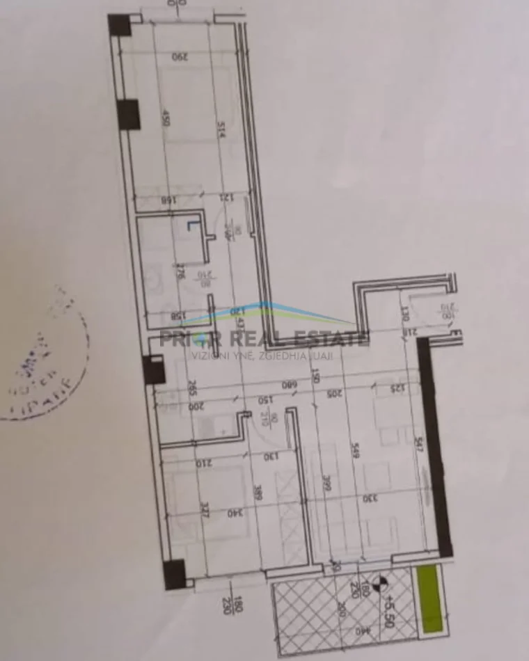 Tirane, jepet me qera ambjent biznesi Kati 2, 97 m² 1.300 € (Myslym Shyr)