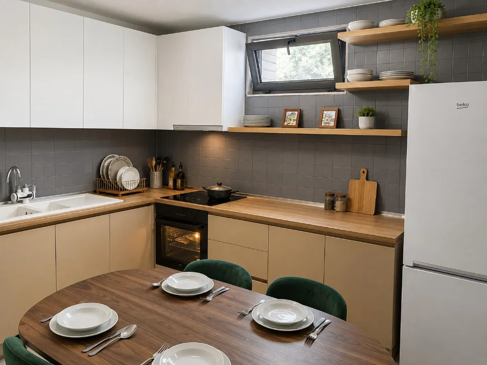 Tirane, jepet me qera 2+1+Ballkon , 159 m² 550 € (Rruga Naum Veqilharxhi, pranë Venue Bar)