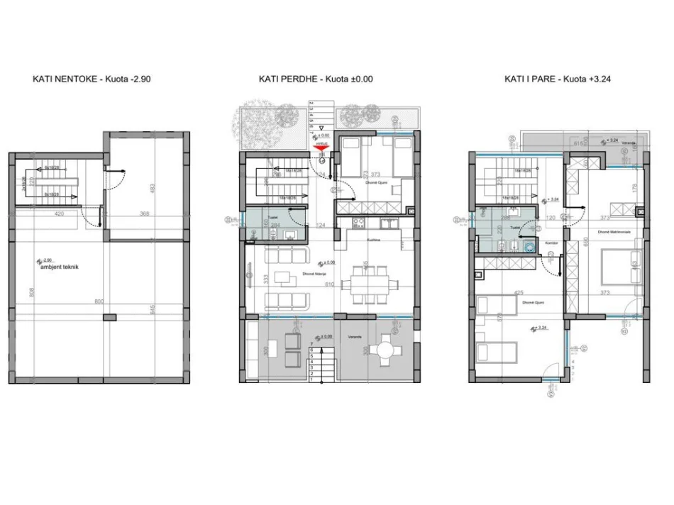 Durres, shitet Vile 3+1 , 158 m² 560.000 € (Turquoise Marina Rezidence, Hamallaj)