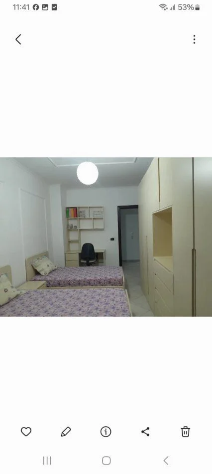Tirane, jepet me qera apartament 2+1+Ballkon Kati 8, 112 m² 550 € (YZBERISHT)