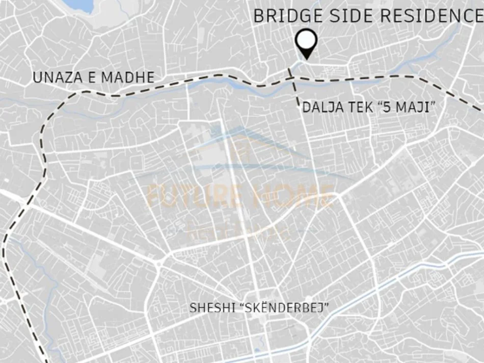 Tirane, shitet apartament 2+1 , 106 m² 171.500 € (Babrru "Bridge Side Residence", Tiranë)