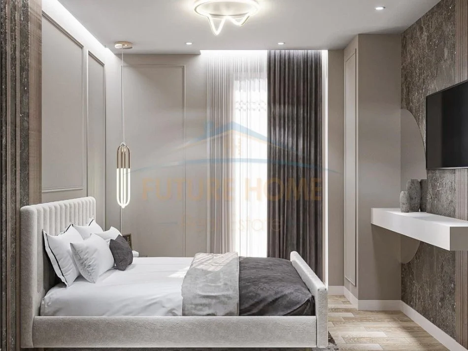 Tirane, jepet me qera apartament 1+1+Ballkon Kati 8, 85 m² 1.500 € (Air Albania,Tirane)