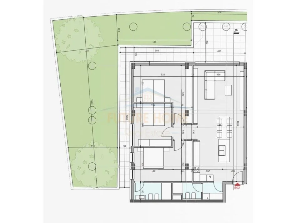 Tirane, shitet apartament 3+1 Kati 0, 141 m² (Farke)