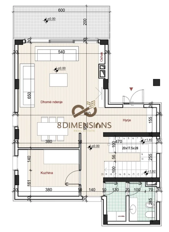 Tirane, shitet Vile 3+1+Aneks+Ballkon Kati 0, 288 m² 800.000 € (vilat gjermane)