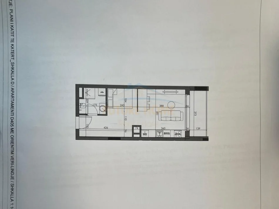 Tirane, shitet apartament 1+1+Ballkon Kati 4, 53 m² 45.050 € (Paskuqan)
