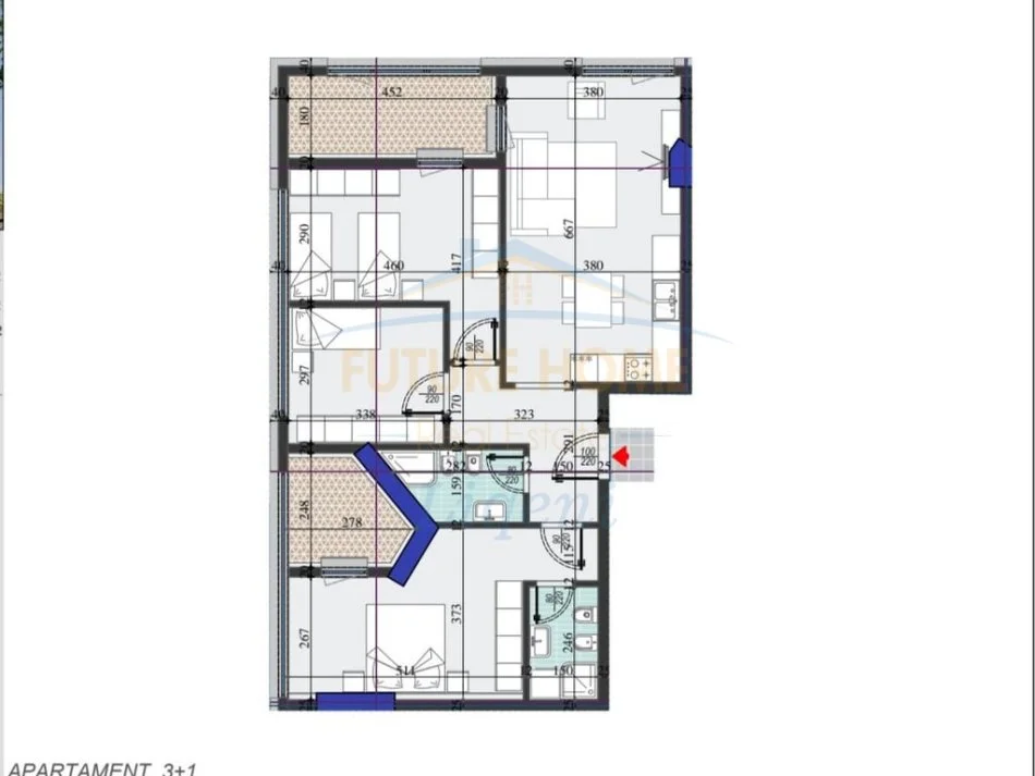 Tirane, shitet Vile 4+1 Kati 0, 134 m² 1.100.000 € (Farke)