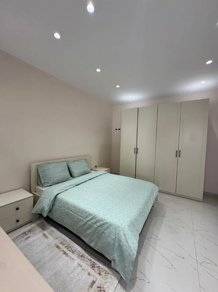 Tirane, jepet me qera apartament 1+1 Kati 1, 65 m² 450 € (Rrethi i Freskut prane Bar Stockholm)