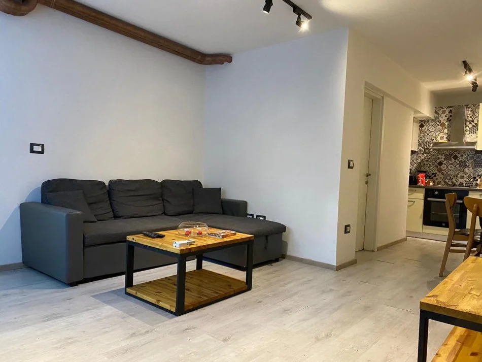 Tirane, jepet me qera apartament 1+1 Kati 1, 65 m² 450 € (Rruga Karl Gega)