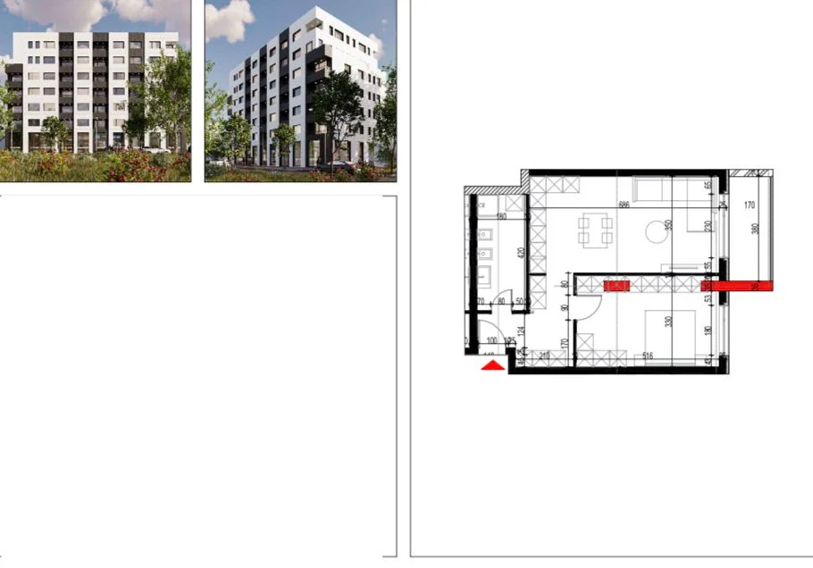 Tirane, shitet apartament 1+1 Kati 6, 80 m² 88.900 € (PLATINIUM 2)
