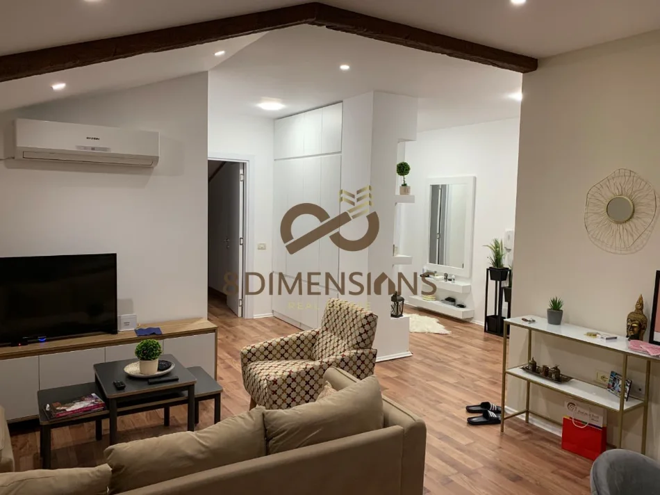 Tirane, jepet me qera apartament+verande | Penthouse 2+1+Ballkon Kati 7, 150 m² 500 € (fresk)