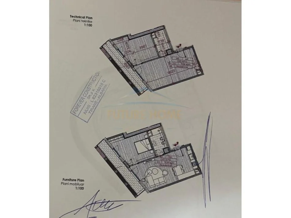 Tirane, shes apartament 1+1+Ballkon Kati 5, 87 m² 192.126 € 