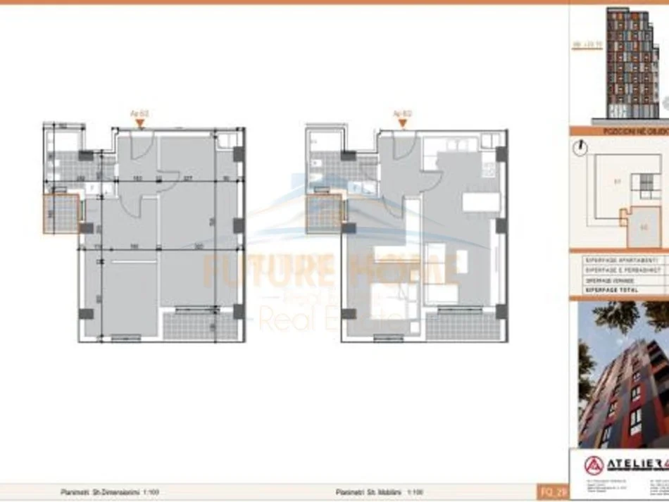 Apartament 1+1 Për Shitje Te Rruga Albanopoli, Tiranë - 130,000€ | 74 m²
